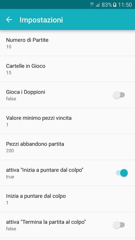 parametri winroulette