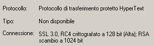 connessione sicura nelle propriet della pagina web